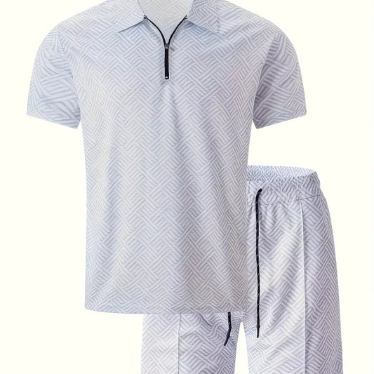 Conjunto de Verano para Hombre con Top de Manga Corta y Short | Ideal para Uso Diario