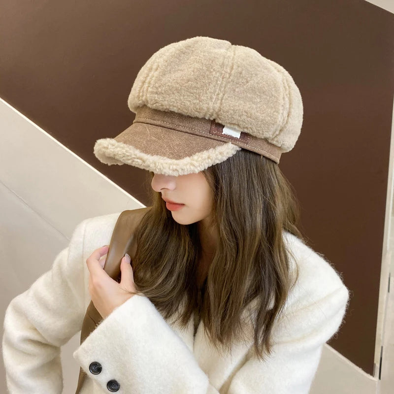 Gorra De Invierno Con Visera Para Mujer | Ideal Para Uso Diario En Temporada Fría