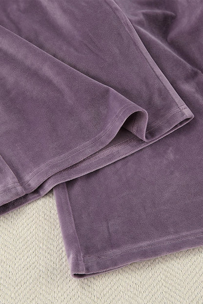 Conjunto De Dos Piezas con Top De Manga Larga y Pantalón con Cordon para Adultos | Ideal para Uso Diario