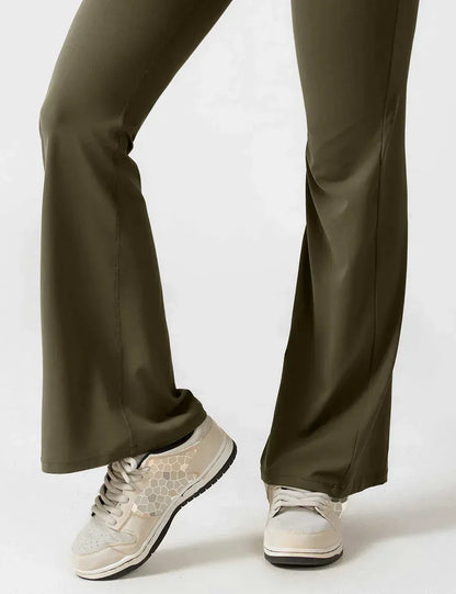 Mono con Pierna Evasada y Espalda En V para Mujer | Ideal para Uso En Interior