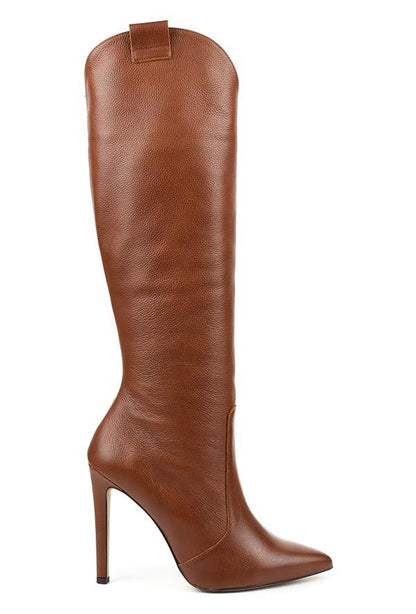 Botas Con Tacón Alto Y Corte Occidental Para Mujer | Ideal Para Otoño E Invierno