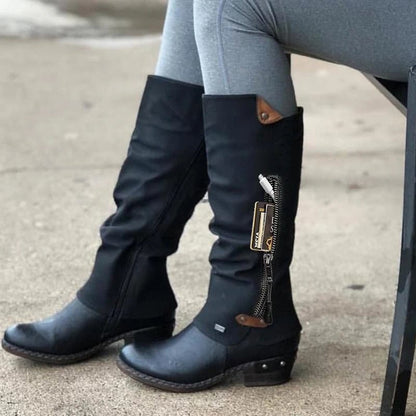 Botas Altas para Mujer con Bolsillo Funcional | Ideal para Todas las Estaciones