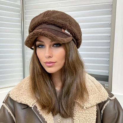 Gorra De Invierno Con Visera Para Mujer | Ideal Para Uso Diario En Temporada Fría