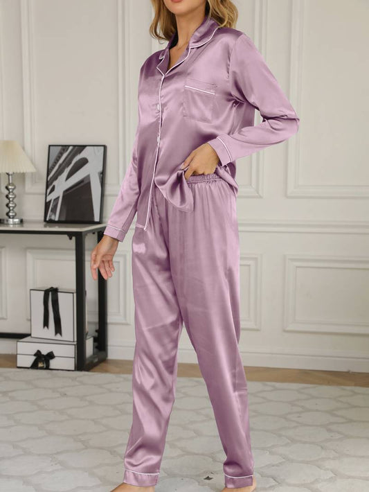 Conjunto De Pijama con Camisa Abotonada y Pantalón para Adolescente | Ideal para Uso En Casa