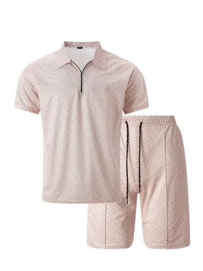 Conjunto de Verano para Hombre con Top de Manga Corta y Short | Ideal para Uso Diario