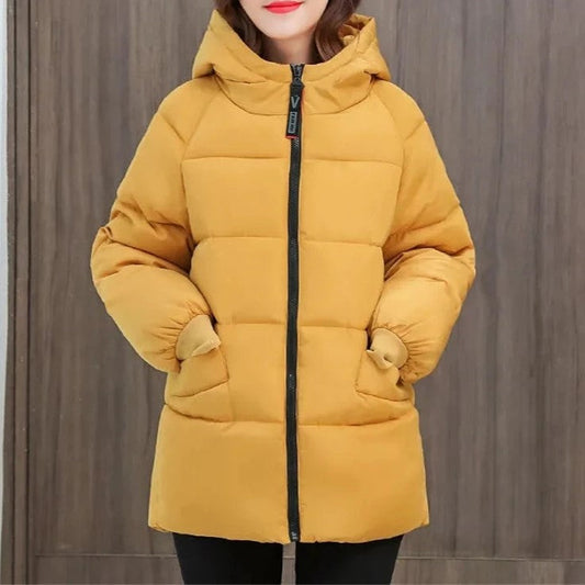 Parka Largo Con Capucha Para Mujer | Ideal Para La Temporada Fría