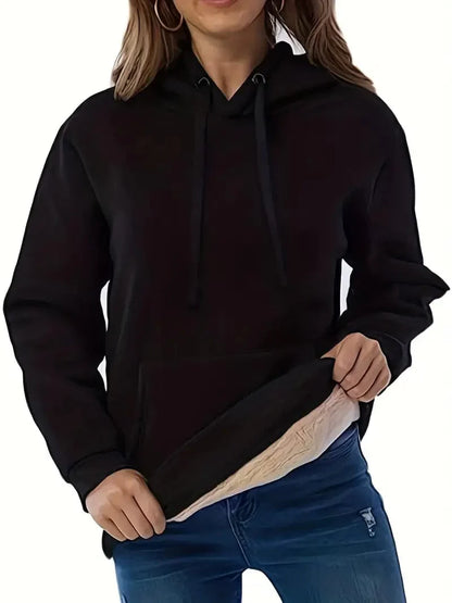 Sudadera con Capucha y Forro Interior para Mujer | Ideal para el Uso Diario en Clima Frío