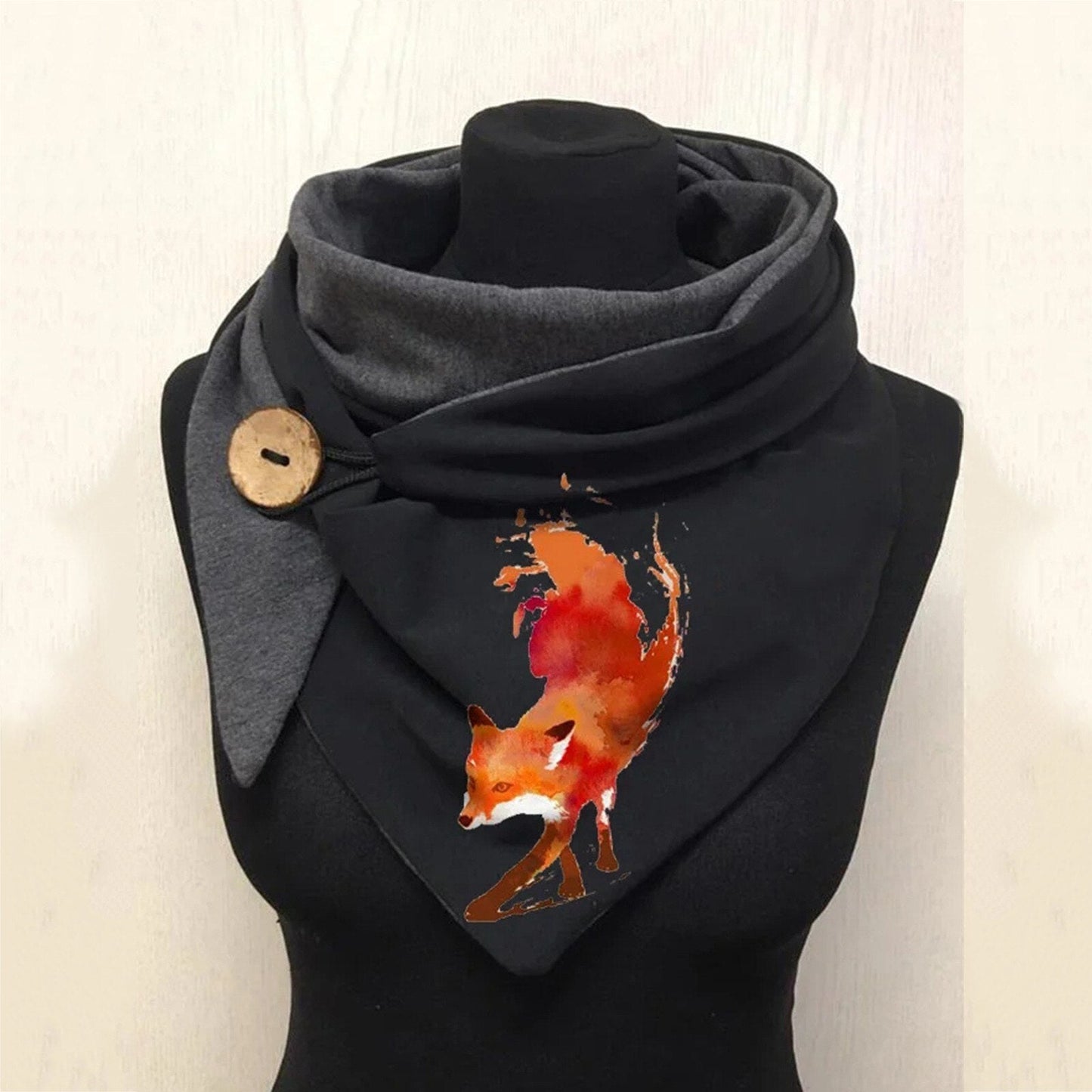 Bufanda Con Patrón Geométrico Para Mujer | Ideal Para Otoño E Invierno