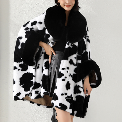 Capa con Corte Amplio para Mujer | Ideal para La Temporada Fría