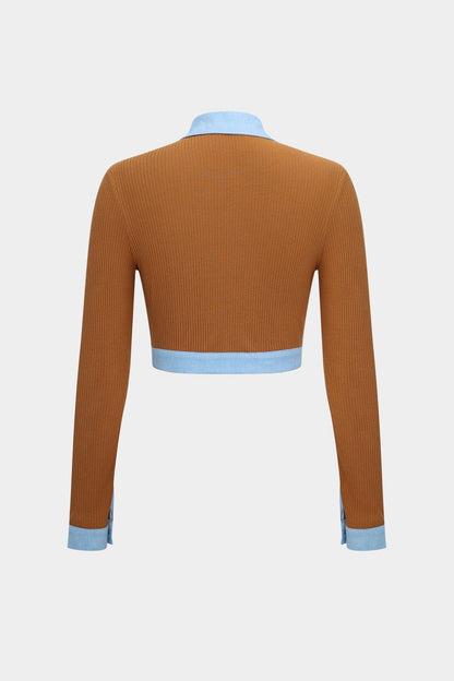 Conjunto De Dos Piezas con Camisa Ajustada y Pantalón De Pierna Ancha para Mujer | Ideal para Uso Diario y Entornos Formales