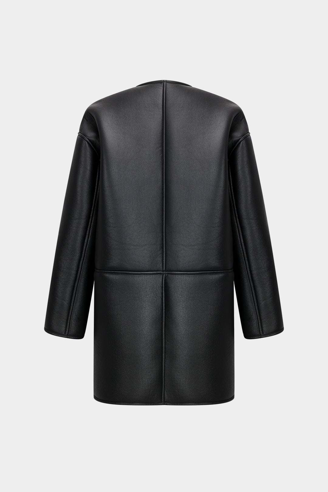 Abrigo Largo con Cierre de Cremallera y Bolsillos Frontales para Mujer | Ideal para Otoño e Invierno