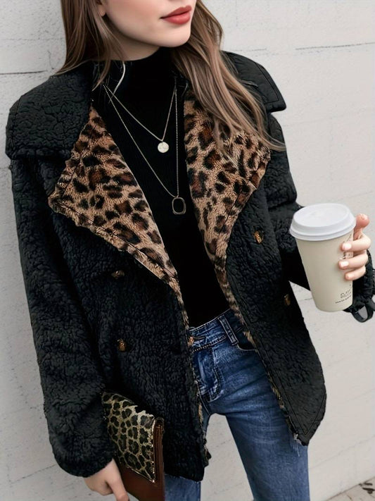 Chaqueta Con Estampado Animal Para Mujer | Ideal Para Invierno