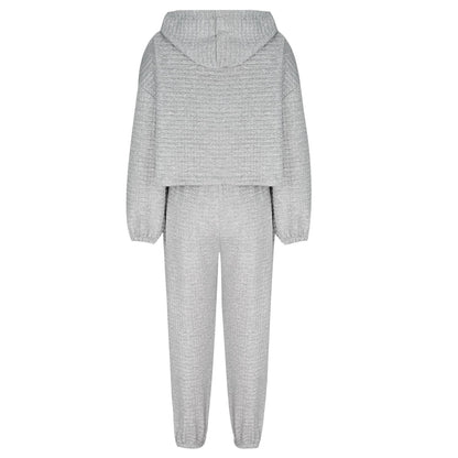 Conjunto De Tres Piezas con Sudadera con Capucha y Pantalón para Adultos | Ideal para Entrenamiento O Uso Diario