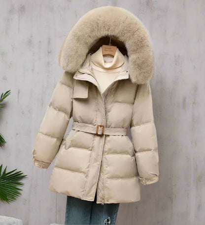 Veste con Capucha Desmontable para Mujer | Ideal para Temporada Invernal