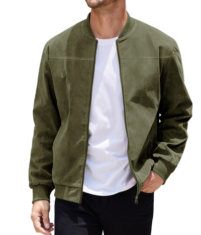 Chaqueta De Corte Ajustado Con Bolsillos Con Cremallera Para Adultos | Ideal Para Uso Diario Urbano Y Exterior