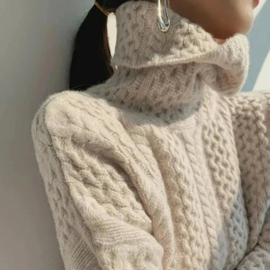 Jersey de Cuello Alto para Mujer | Ideal para Invierno