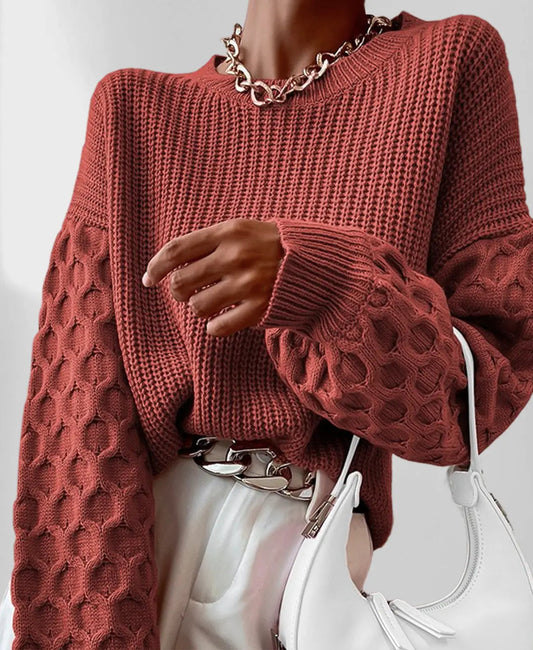 Jersey De Cuello Redondo Con Corte Clásico | Adecuado Para La Temporada De Otoño