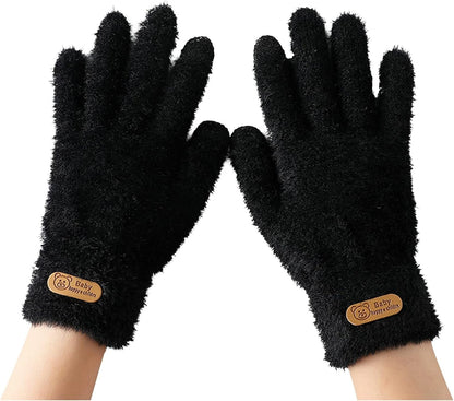 Guantes Táctiles con Puño Elástico para Adultos | Ideal para Uso en Invierno
