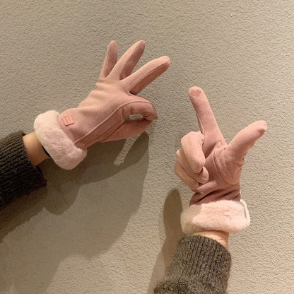 Gants d’Hiver avec Détail en Forme de Cœur pour Femme | Idéals pour les Journées Froides