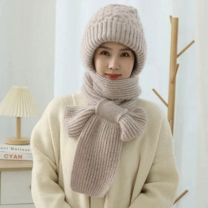 Gorro con Bufanda Integrada para Adultos | Ideal para Actividades en Invierno