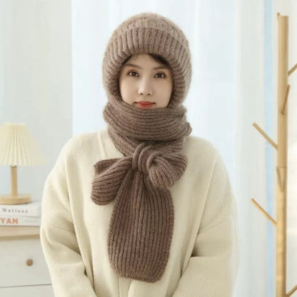 Gorro con Bufanda Integrada para Adultos | Ideal para Actividades en Invierno