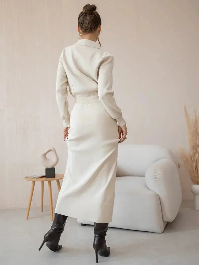 Conjunto De Blazer y Falda con Corte Clásico para Mujer | Ideal para Oficina y Ocasiones Formales