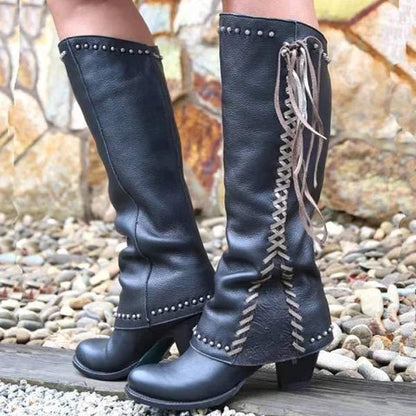 Botas de Tacón Alto para Mujer con Diseño Clásico | Ideal para Otoño e Invierno