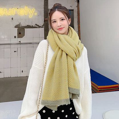 Bufanda Con Diseño Tejido Para Adultos | Ideal Para Invierno