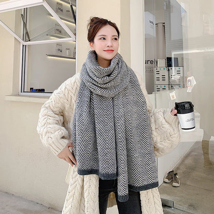 Bufanda Con Diseño Tejido Para Adultos | Ideal Para Invierno