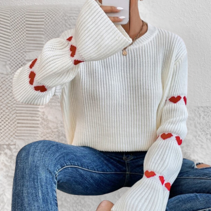 Jersey de Manga Larga con Textura Acanalada Para Mujer | Ideal Para Entretiempo