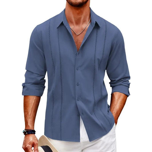 Camisa de Hombre con Corte Regular para Uso Diario o Formal | Ideal para Todo el Año