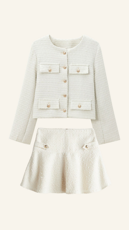 Conjunto De Falda Y Top Para Mujeres Con Silueta Clásica | Ideal Para Uso Diario Y Eventos