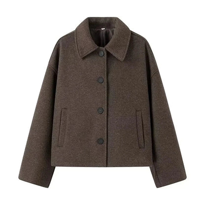 Chaqueta Larga Con Corte Amplio Para Mujer | Ideal Para La Temporada Fría