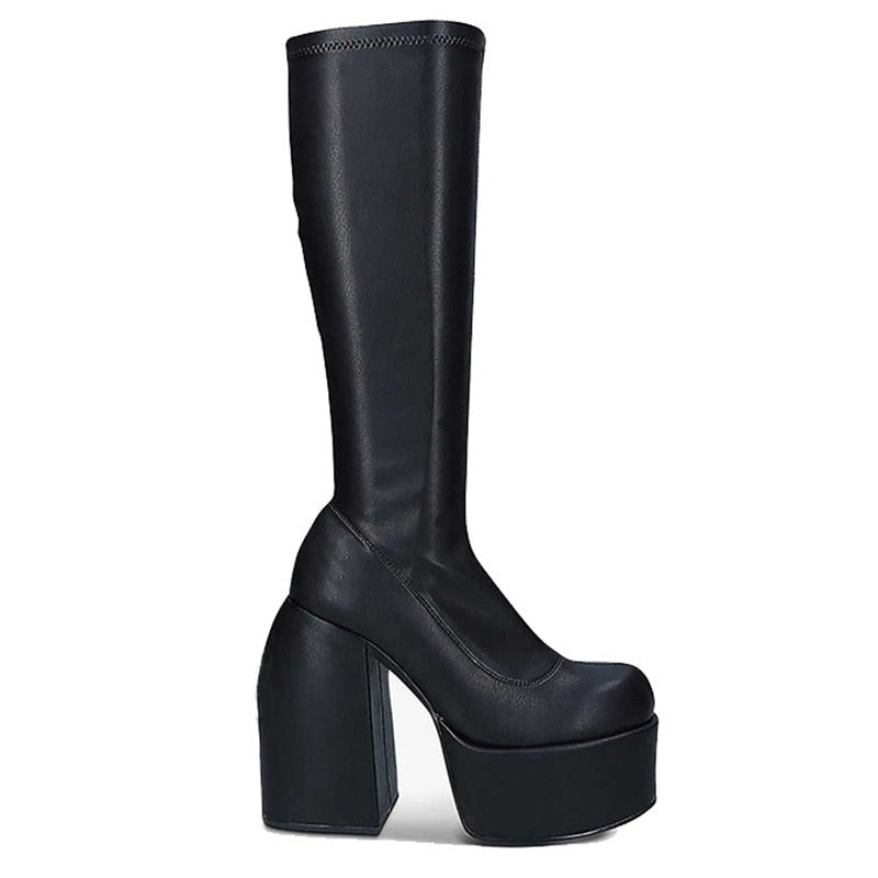 Botas Altas Con Tacón y Caña Hasta La Rodilla Para Mujer | Ideal Para Diferentes Ocasiones