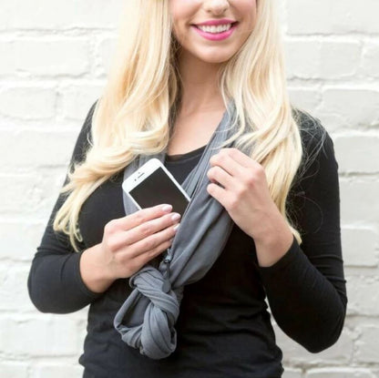 Bufanda Circular con Bolsillo Oculto para Mujer | Ideal para Viajes y Uso Diario