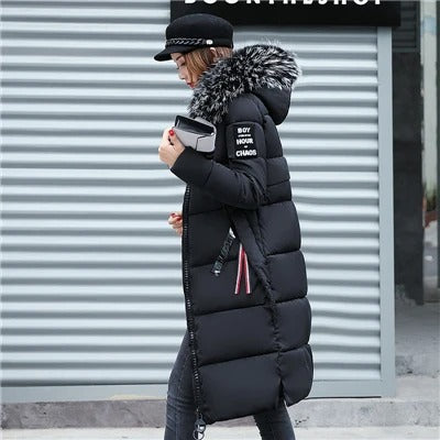 Parka Larga Acolchada Con Capucha Integrada Para Mujer | Ideal Para La Temporada Fría