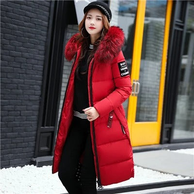 Parka Larga Acolchada Con Capucha Integrada Para Mujer | Ideal Para La Temporada Fría