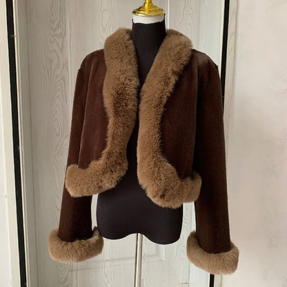 Chaqueta Corta con Diseño Abierto para Mujer | Ideal para Temporadas Intermedias