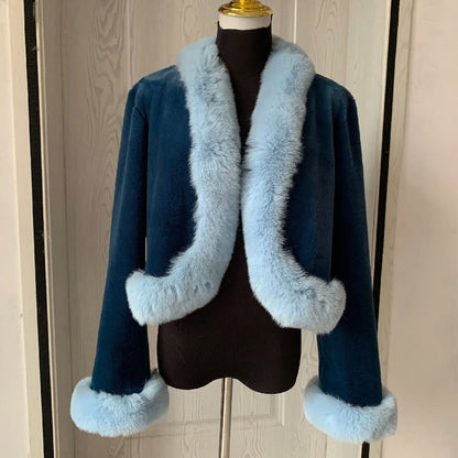 Chaqueta Corta con Diseño Abierto para Mujer | Ideal para Temporadas Intermedias