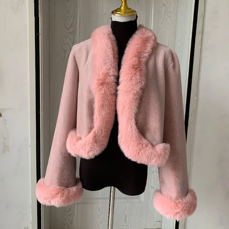 Chaqueta Corta con Diseño Abierto para Mujer | Ideal para Temporadas Intermedias