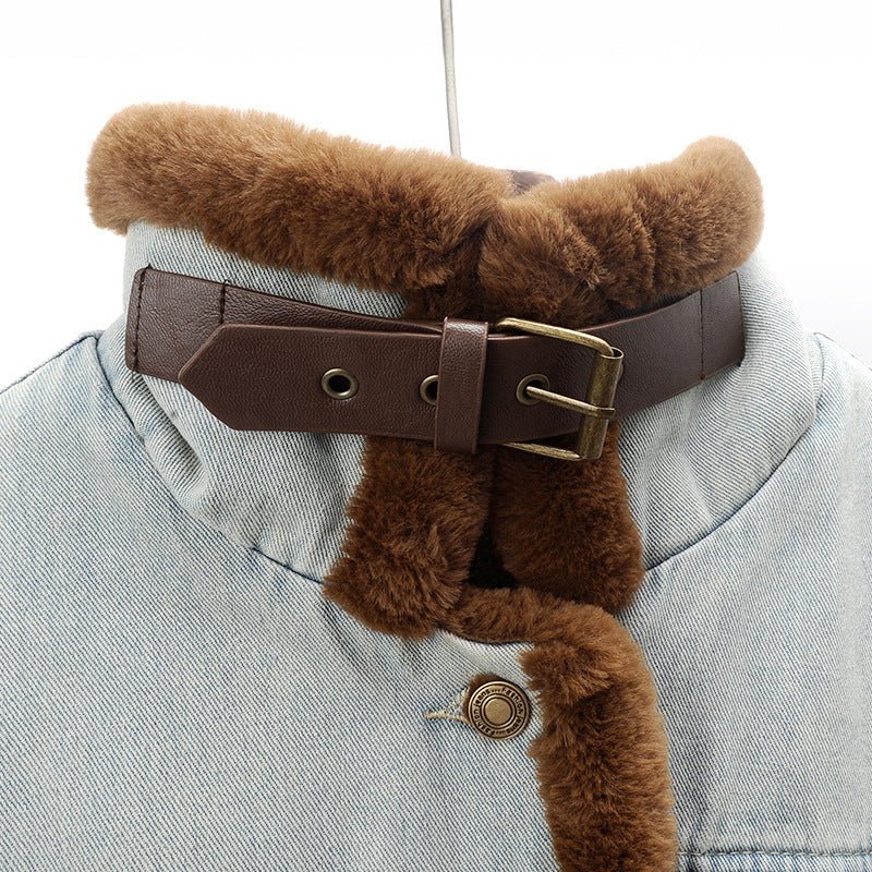 Chaqueta Larga con Cuello Estructurado y Bolsillos para Mujer | Ideal para Uso Diario en Clima Frío