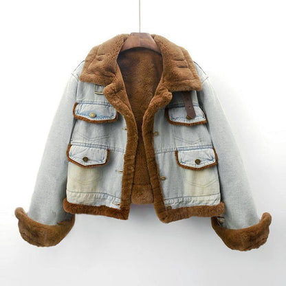 Chaqueta Larga con Cuello Estructurado y Bolsillos para Mujer | Ideal para Uso Diario en Clima Frío