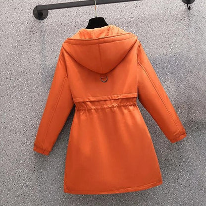 Abrigo con Capucha Integrada y Corte Ajustado para Mujer | Ideal para Uso Diario en Clima Frío