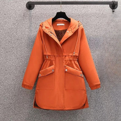 Abrigo con Capucha Integrada y Corte Ajustado para Mujer | Ideal para Uso Diario en Clima Frío