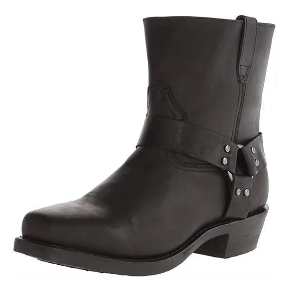 Botas Vaqueras Con Caña Media y Detalle de Hebilla Para Hombre | Uso Diario