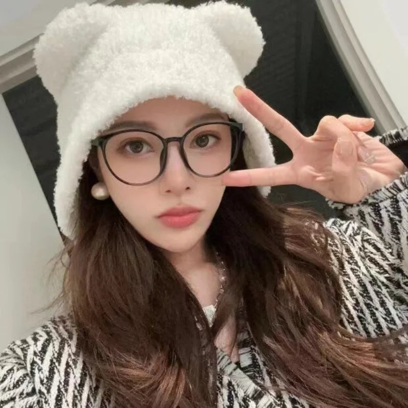 Gorro Tipo Beanie Con Diseño De Oso Para Adultos | Ideal Para Uso Diario En Temporadas Frías