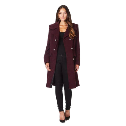 Abrigo Medio con Cierre de Doble Botonadura para Mujer | Ideal para la Temporada Fría