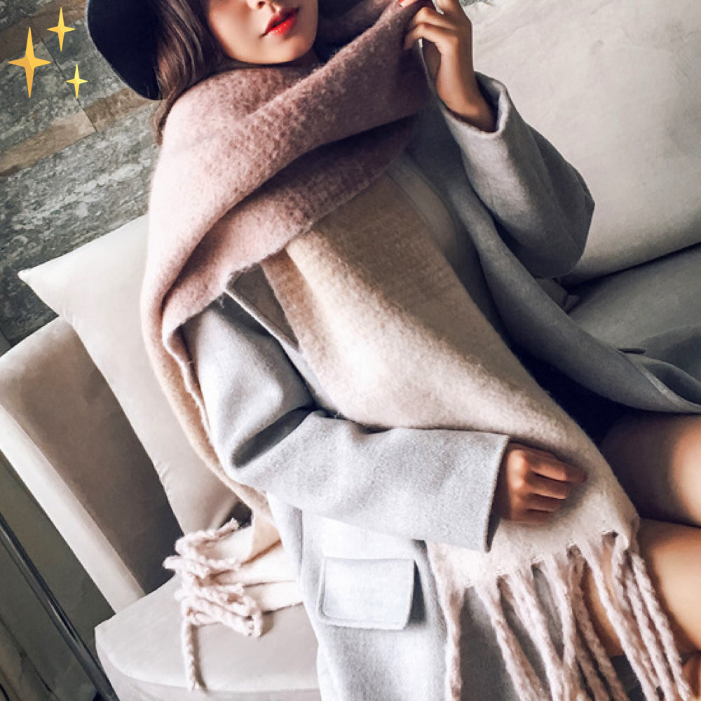 Bufanda Con Diseño De Cuadros Para Adultos | Ideal Para Invierno