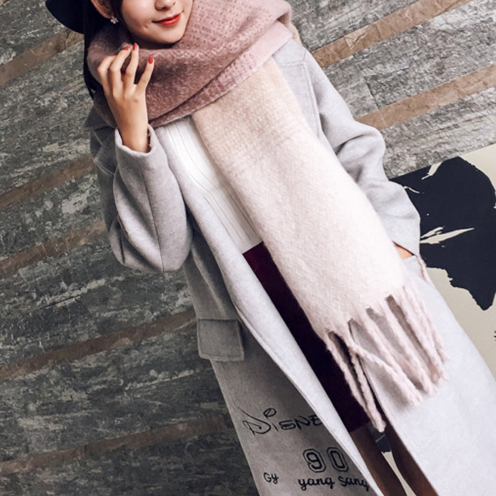 Bufanda Con Diseño De Cuadros Para Adultos | Ideal Para Invierno