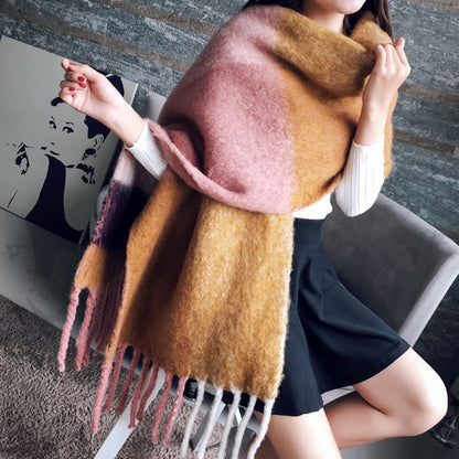 Bufanda Con Diseño De Cuadros Para Adultos | Ideal Para Invierno